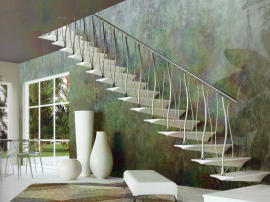 scala su modello a sbalzo